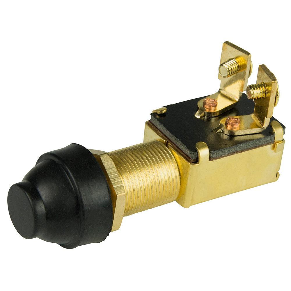 BEP 2-Position SPST Push Button Switch - OFF/(ON) - Deckhand Marine Supply