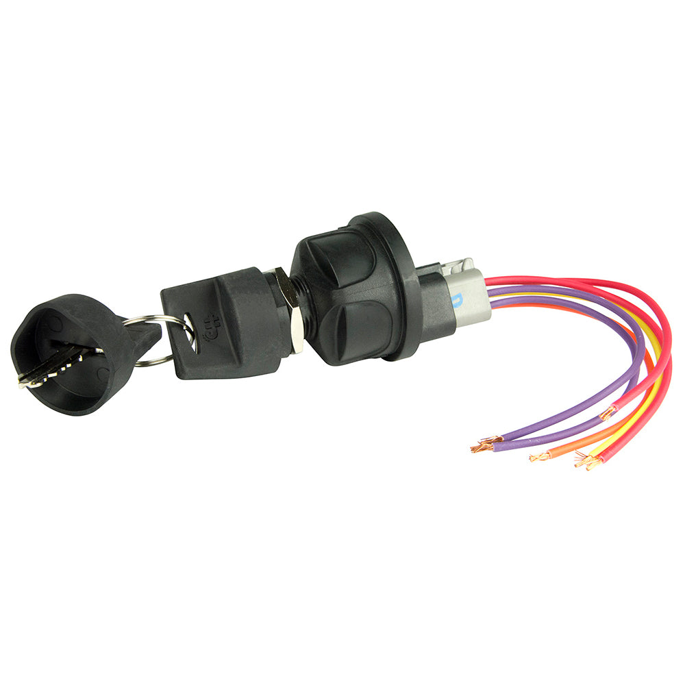 BEP 4-Position Sealed Nylon Ignition Switch - Accessory/OFF/Ignition  Accessory/Start - Deckhand Marine Supply