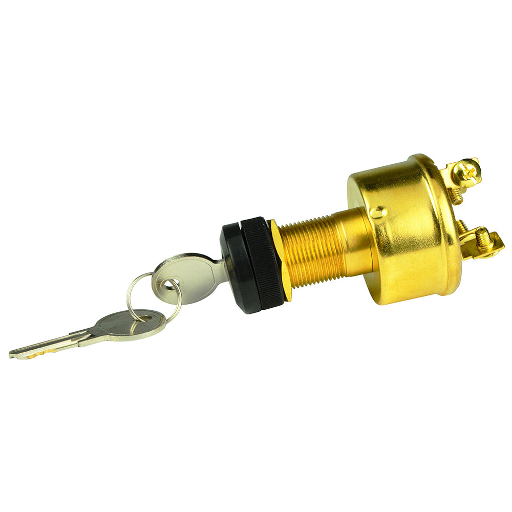 BEP 4-Position Brass Ignition Switch - Accessory/OFF/Ignition  Accessory/Start - Deckhand Marine Supply