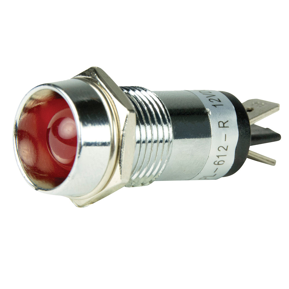 BEP LED Pilot Indicator Light - 12V - Red - Deckhand Marine Supply