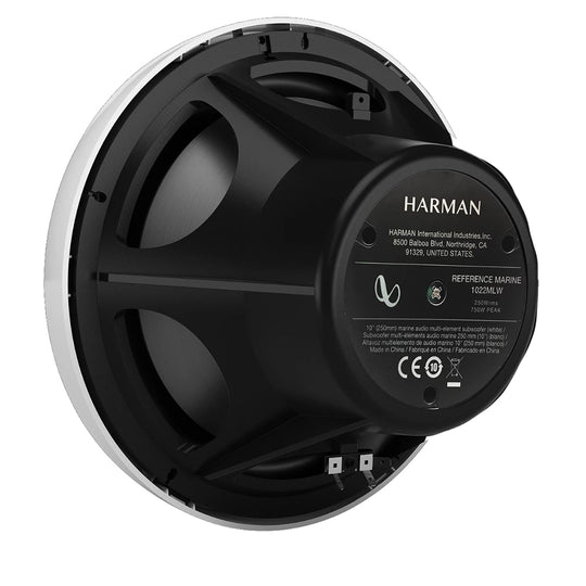Infinity 10" Marine RGB Reference Series Subwoofer - White - Deckhand Marine Supply