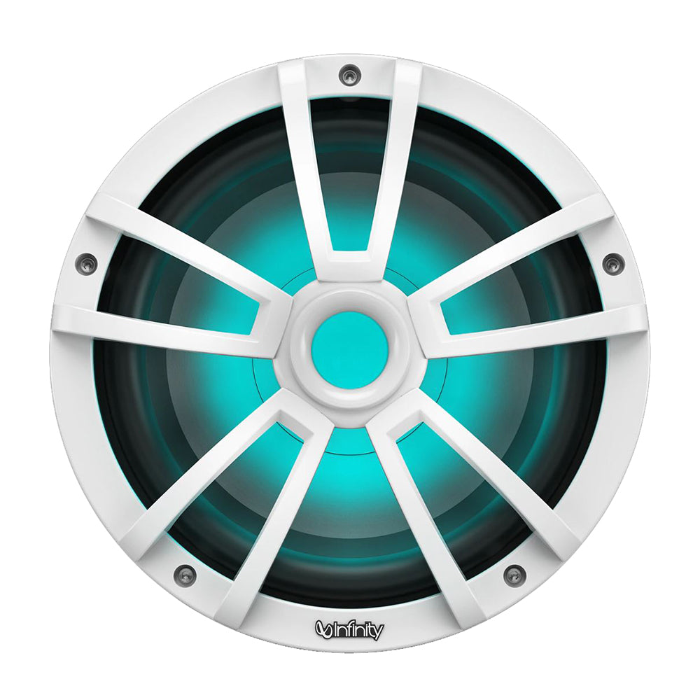 Infinity 10" Marine RGB Reference Series Subwoofer - White - Deckhand Marine Supply