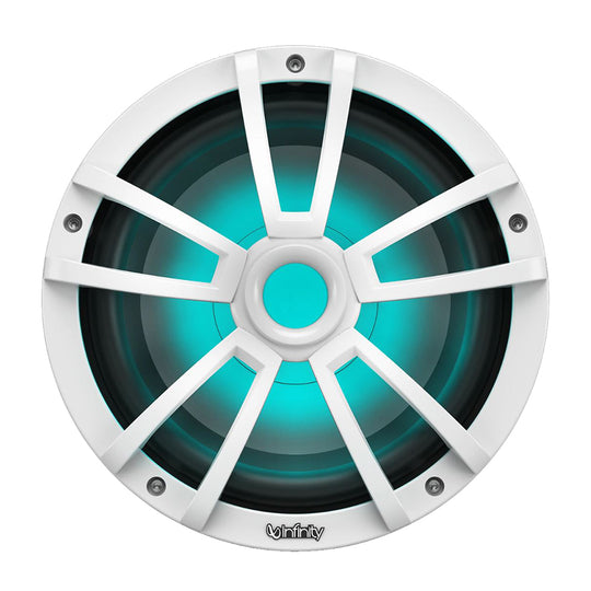 Infinity 10" Marine RGB Reference Series Subwoofer - White - Deckhand Marine Supply