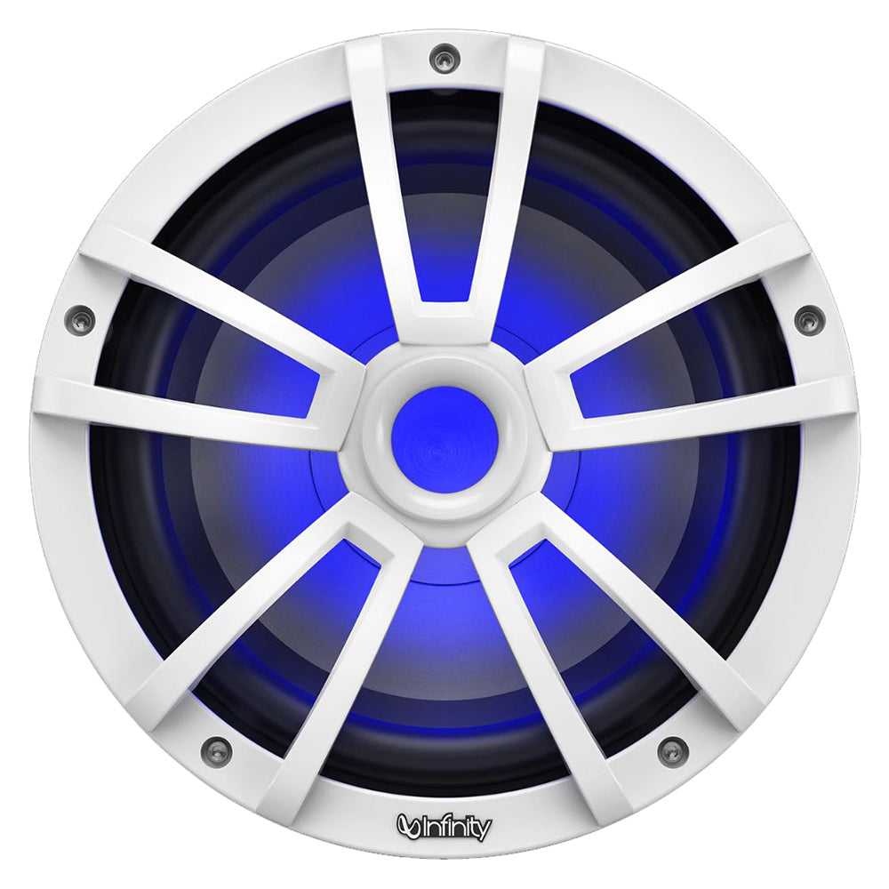 Infinity 10" Marine RGB Reference Series Subwoofer - White - Deckhand Marine Supply