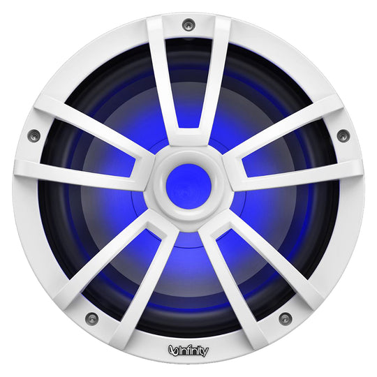 Infinity 10" Marine RGB Reference Series Subwoofer - White - Deckhand Marine Supply