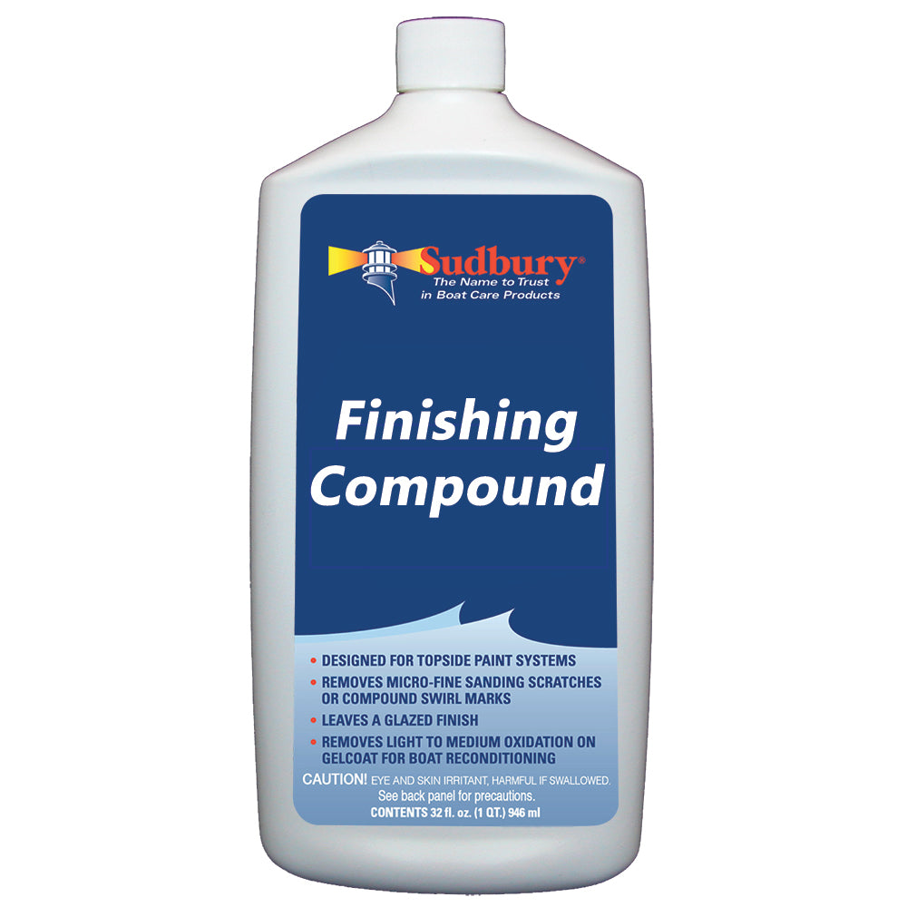 Sudbury Finishing Compound - 32oz Liquid - Deckhand Marine Supply