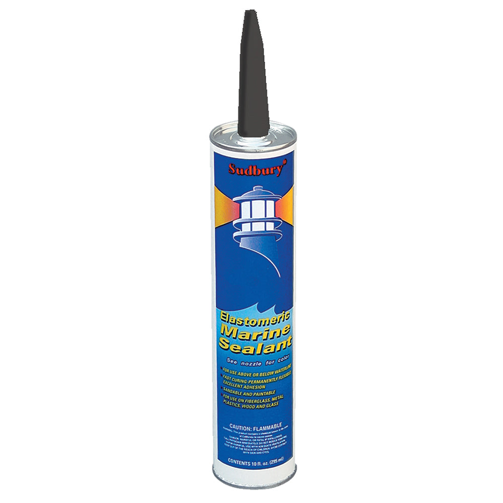 Sudbury Elastomeric Marine Sealant - 10oz Cartridge - Black - Deckhand Marine Supply