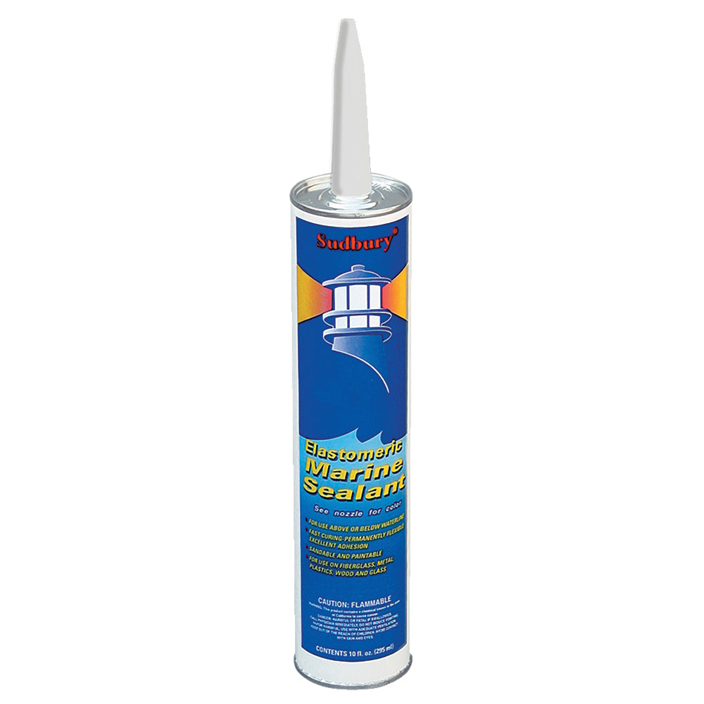 Sudbury Elastomeric Marine Sealant - 10oz Cartridge - Clear - Deckhand Marine Supply
