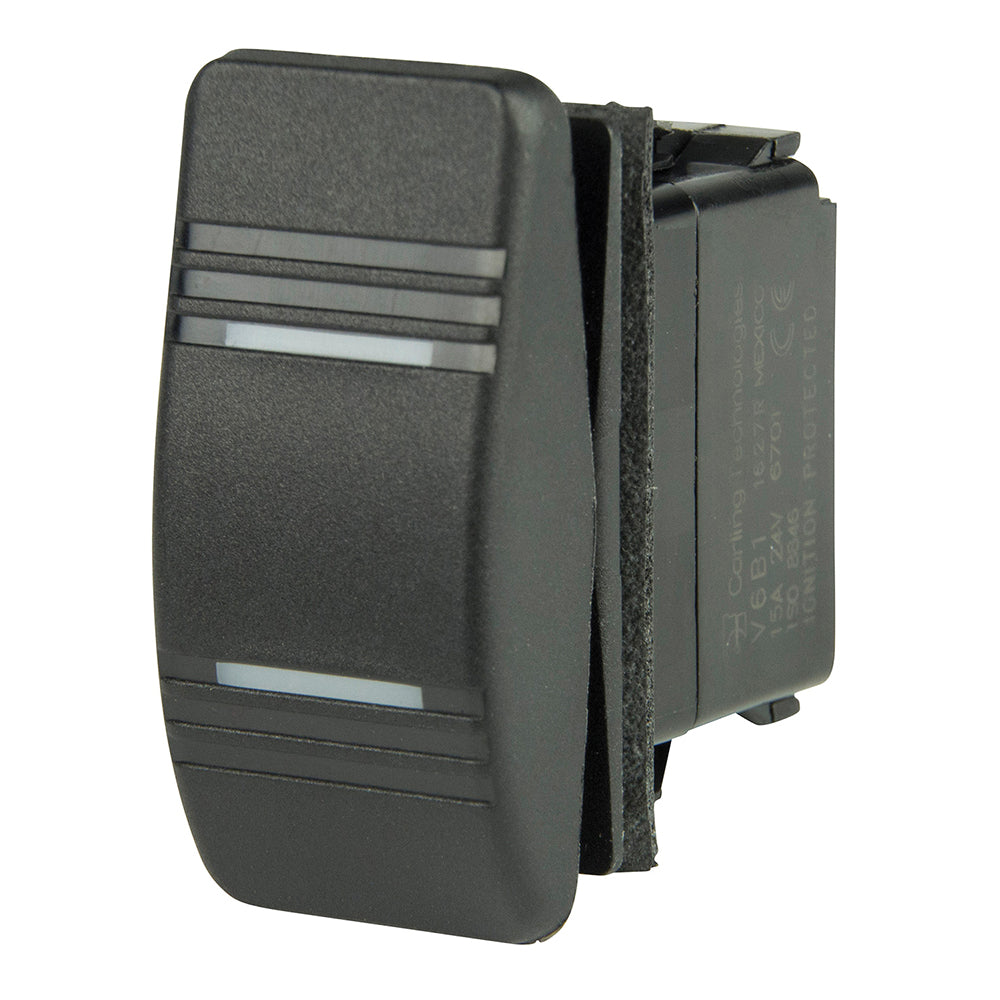 BEP SPDT Contura Switch - 2-Amber LEDs - ON/OFF/ON - Deckhand Marine Supply
