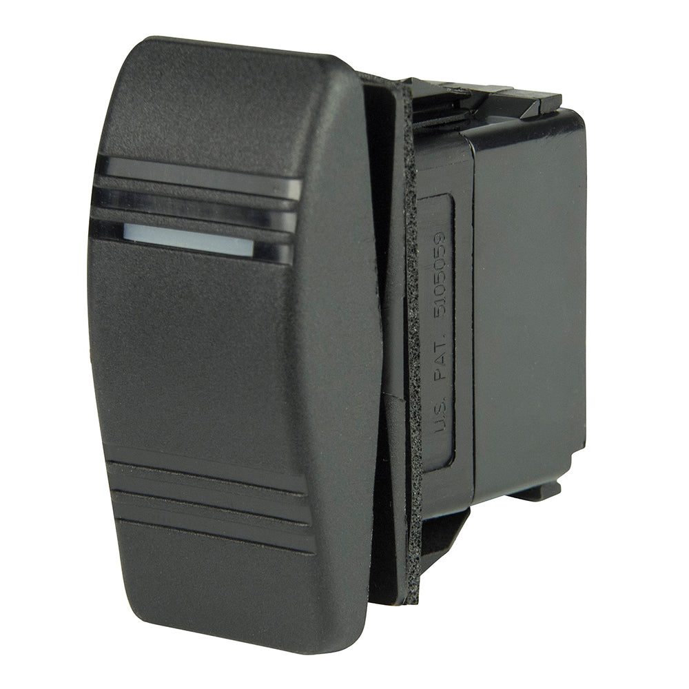 BEP SPDT Contura Switch - 1-Amber LED - (ON)/OFF/ON - Deckhand Marine Supply