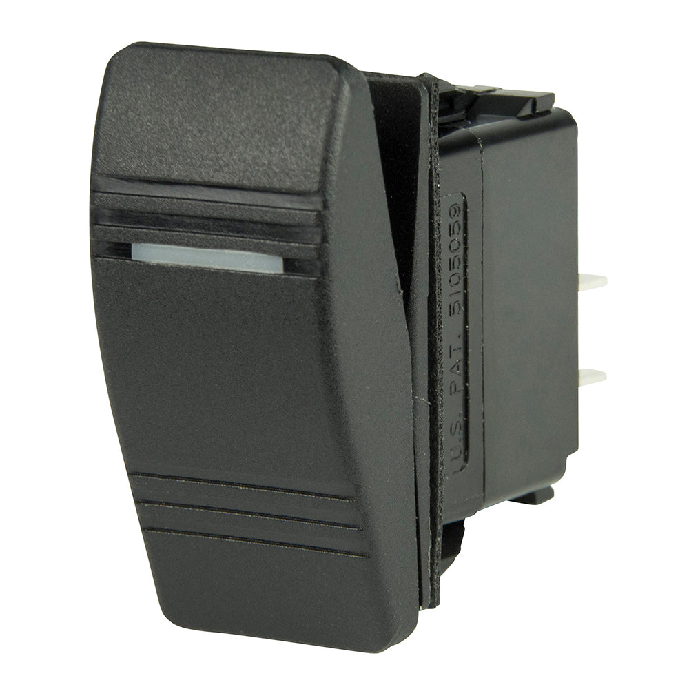 BEP DPST Contura Switch - 1-Amber LED - OFF/ON - Deckhand Marine Supply