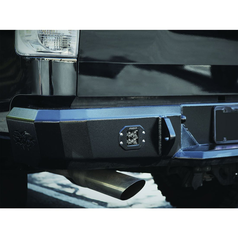 RIGID Industries D-Series PRO Flush Mount - Spot LED - Midnight Edition - Pair - Black - Deckhand Marine Supply