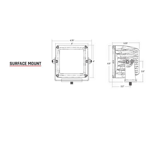 RIGID Industries D-XL PRO - Specter-Driving LED - Pair - Black - Deckhand Marine Supply