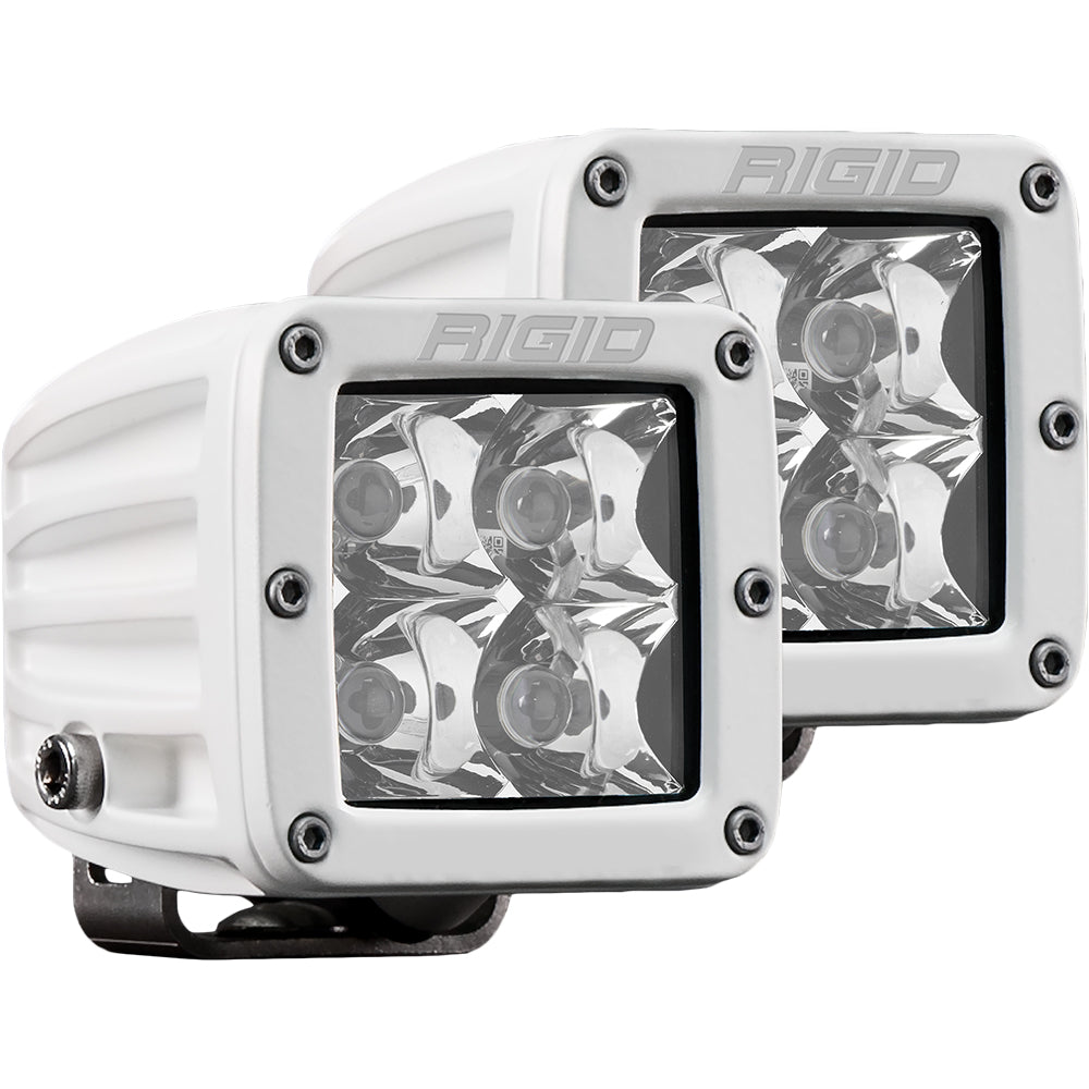 RIGID Industries D-Series PRO Hybrid-Spot LED - Pair - White - Deckhand Marine Supply