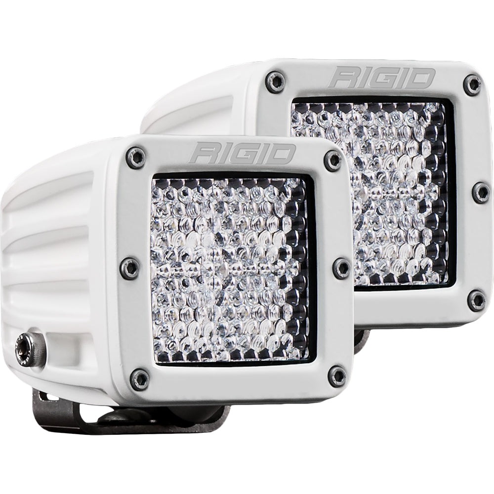 RIGID Industries D-Series PRO Hybrid-Diffused LED - Pair - White - Deckhand Marine Supply