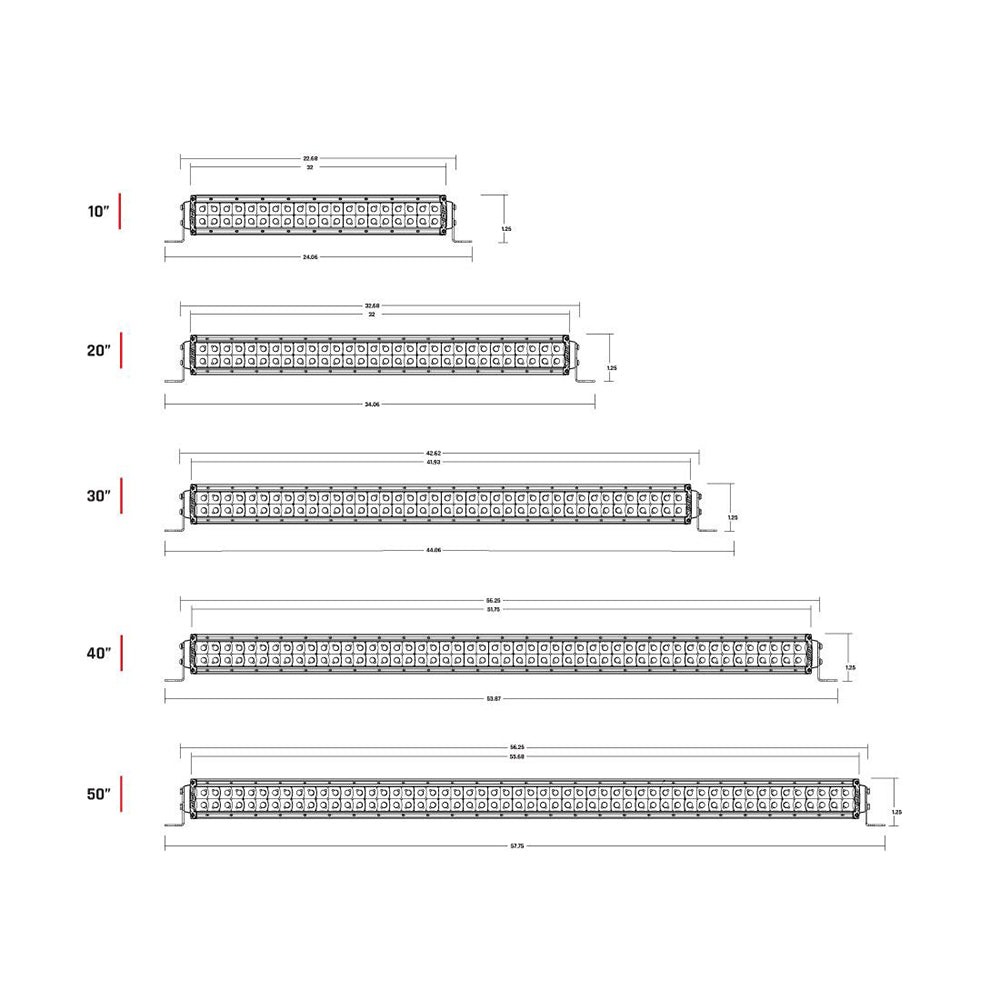 RIGID Industries RDS-Series PRO 50" - Spot LED - White - Deckhand Marine Supply
