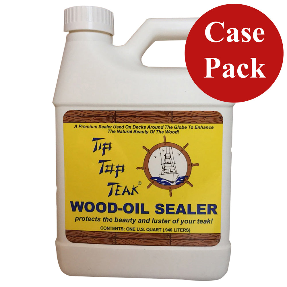 Tip Top Teak Tip Top Teak Wood Oil Sealer - Quart - *Case of 12* - Deckhand Marine Supply