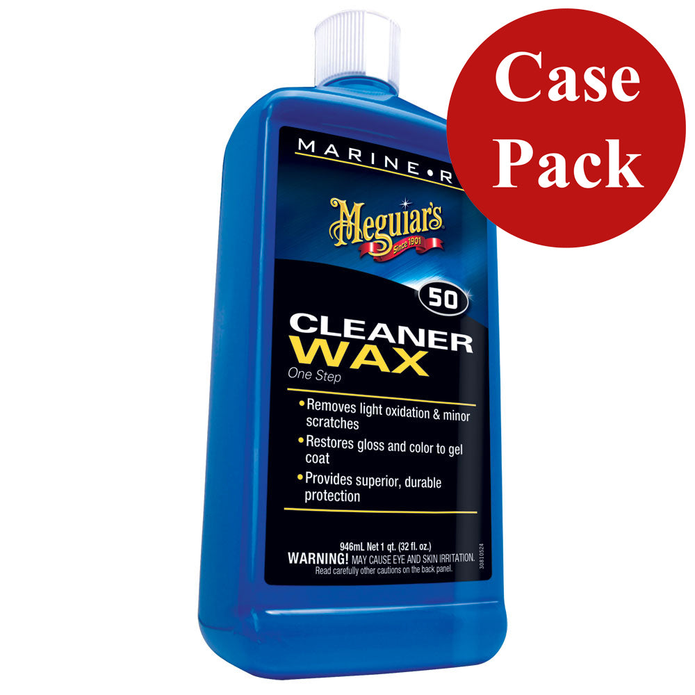 Meguiars Boat/RV Cleaner Wax - 32 oz - *Case of 6* - Deckhand Marine Supply