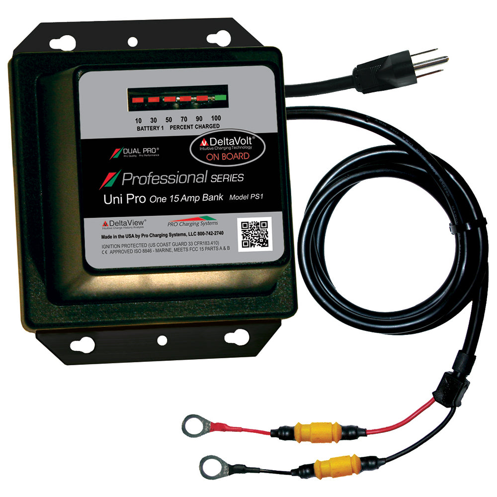 Dual Pro Professional Series Battery Charger - 15A - 1-Bank - 12V - Deckhand Marine Supply