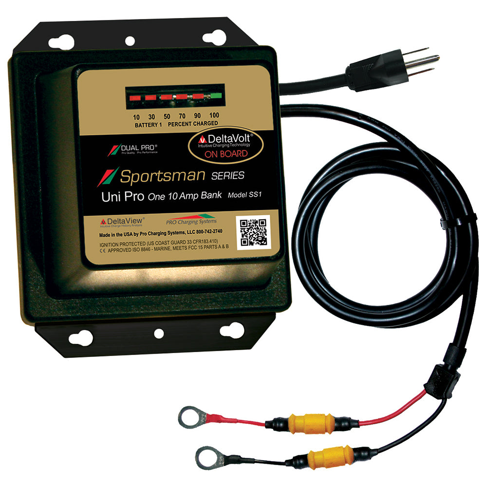 Dual Pro Sportsman Series Battery Charger - 10A - 1-Bank - 12V - Deckhand Marine Supply