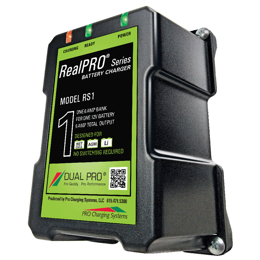 Dual Pro RealPRO Series Battery Charger - 6A - 1-Bank - 12V - Deckhand Marine Supply