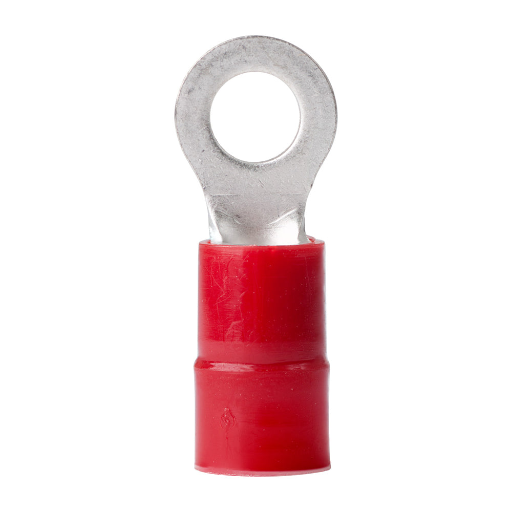 Ancor 8 AWG - 1/4" Nylon Ring Terminal - 100-Pack - Deckhand Marine Supply