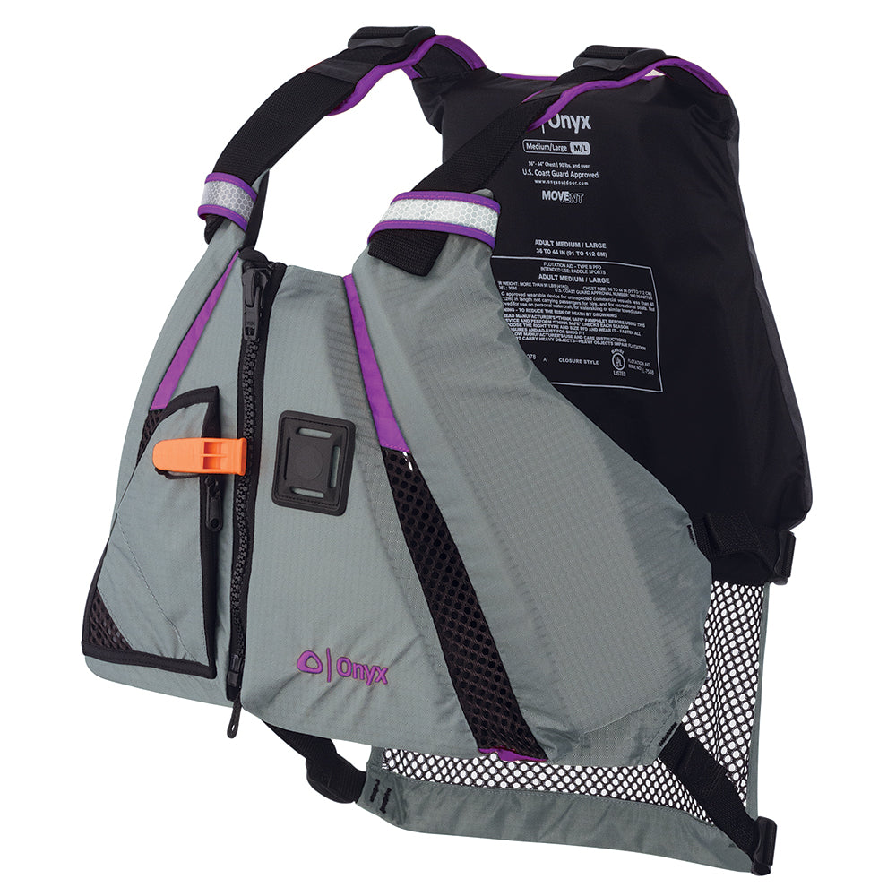 Onyx MoveVent Dynamic Paddle Sports Vest - Purple/Grey - XS/SM - Deckhand Marine Supply