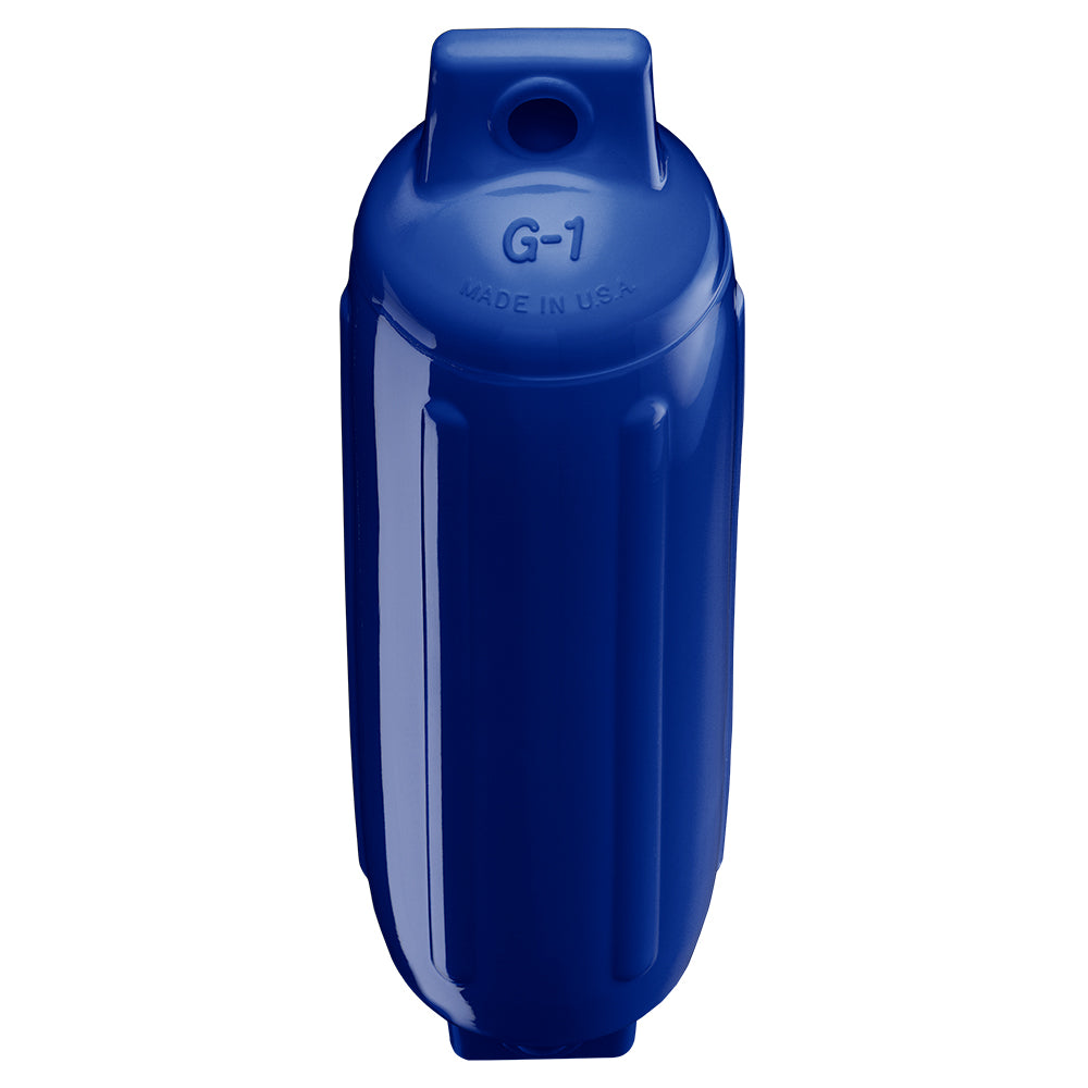 Polyform G-1 Twin Eye Fender 3.5" x 12.8" - Cobalt Blue - Deckhand Marine Supply