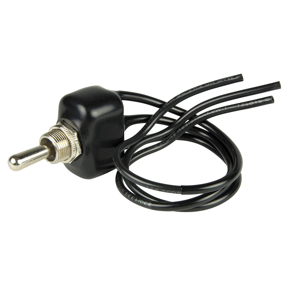 BEP SPST PVC Coated Toggle Switch - OFF/(ON) - Deckhand Marine Supply