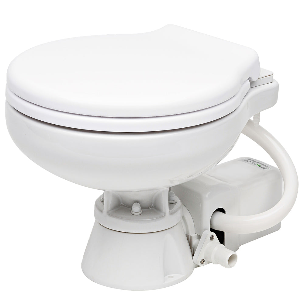 Johnson Pump AquaT Electric Marine Toilet - Super Compact - 12V - Deckhand Marine Supply