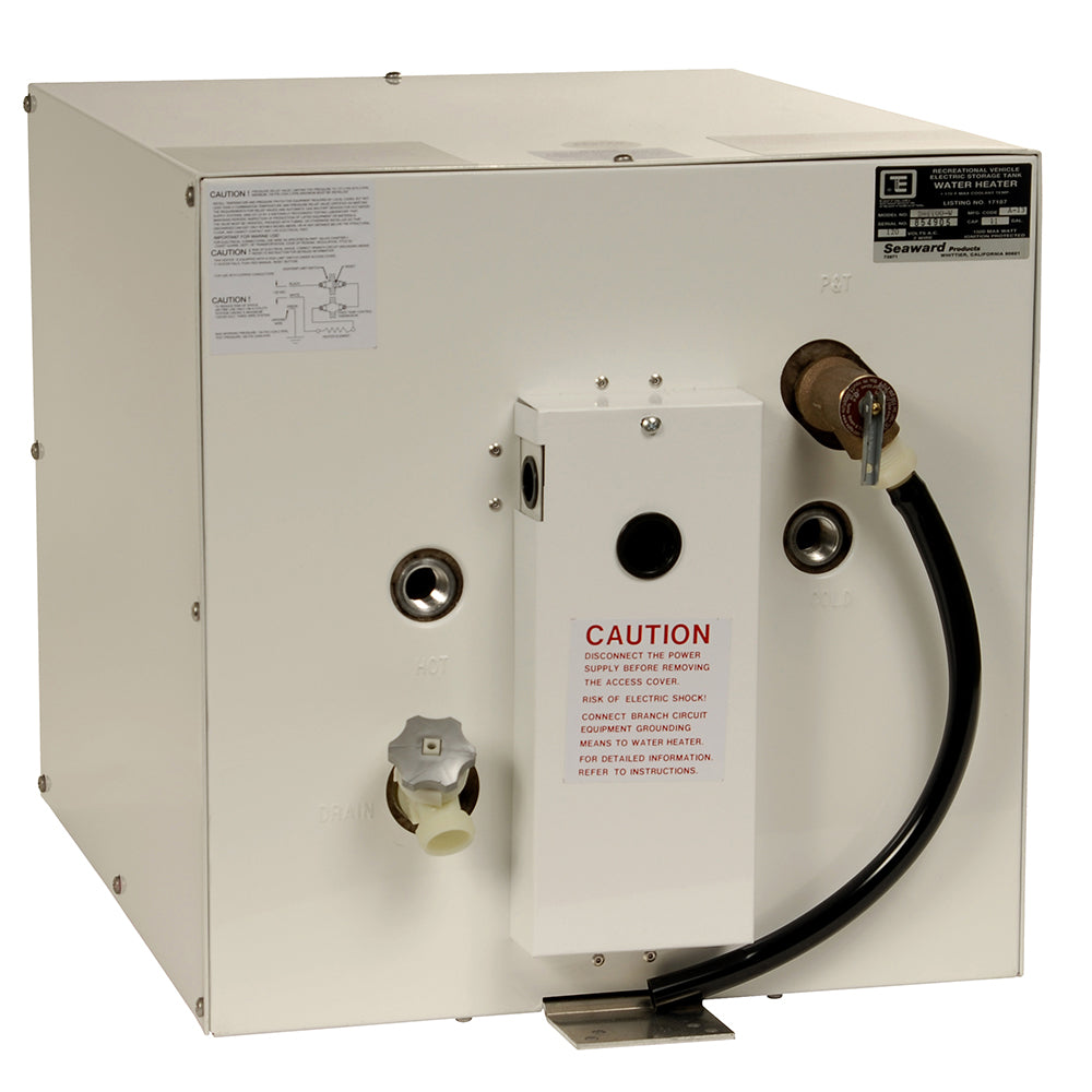 Whale Seaward 6 Gallon Hot Water Heater - White Epoxy - 240V - 3000W - Deckhand Marine Supply
