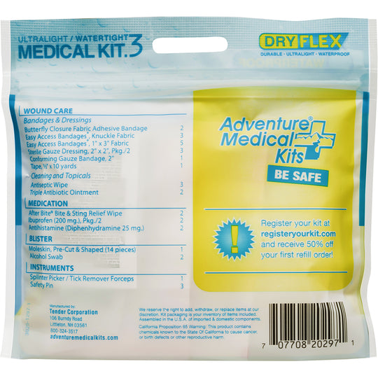 Adventure Medical Ultralight/Watertight .3 vo First Aid Kit - Deckhand Marine Supply