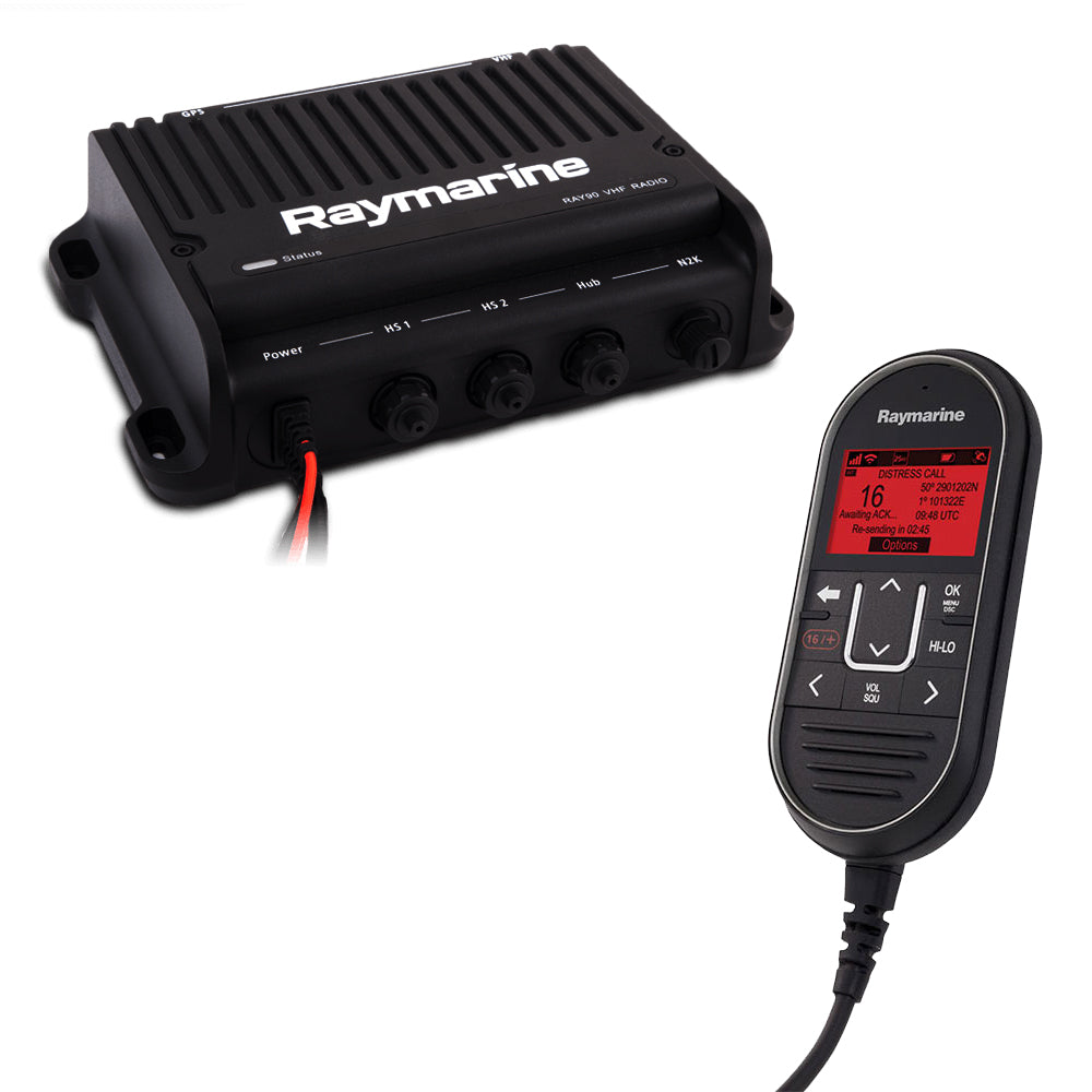 Raymarine Ray91 Modular Dual-Station VHF Black Box Radio System w/AIS - Deckhand Marine Supply