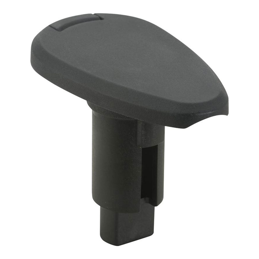 Attwood LightArmor Plug-In Base - 2 Pin - Black - Teardrop - Deckhand Marine Supply
