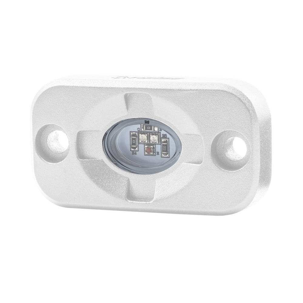 HEISE RGB Marine Accent Light - 1.5" x 3" - White/RGB - Deckhand Marine Supply