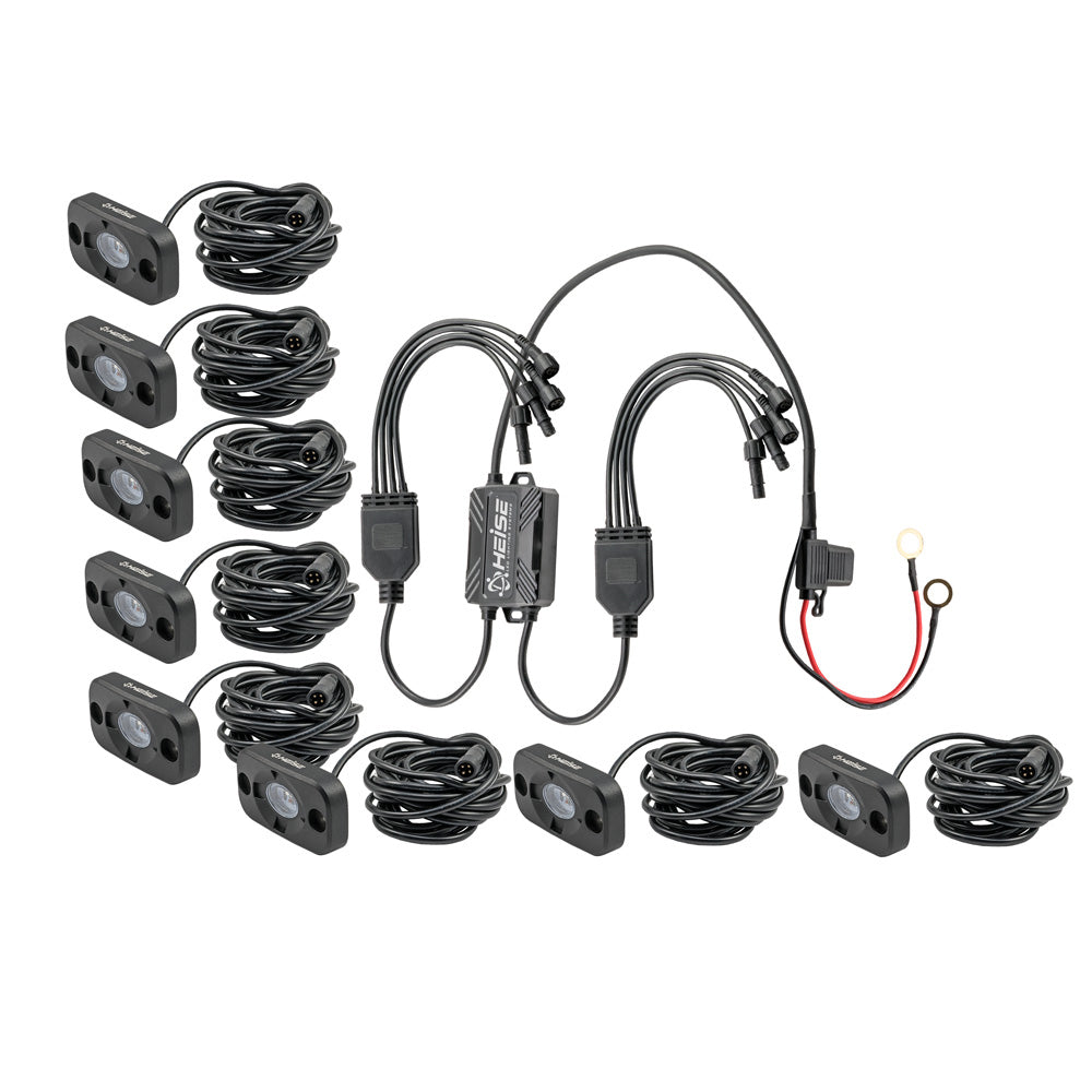 HEISE RGB Accent Lighting Kit - 8 Pack - Deckhand Marine Supply