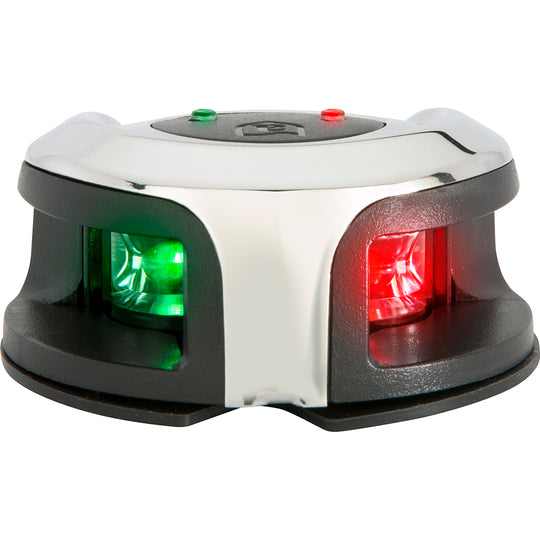 Attwood LightArmor Bow Mount Navigation Light - Stainless Steel - Bi-Color - 2NM - Deckhand Marine Supply