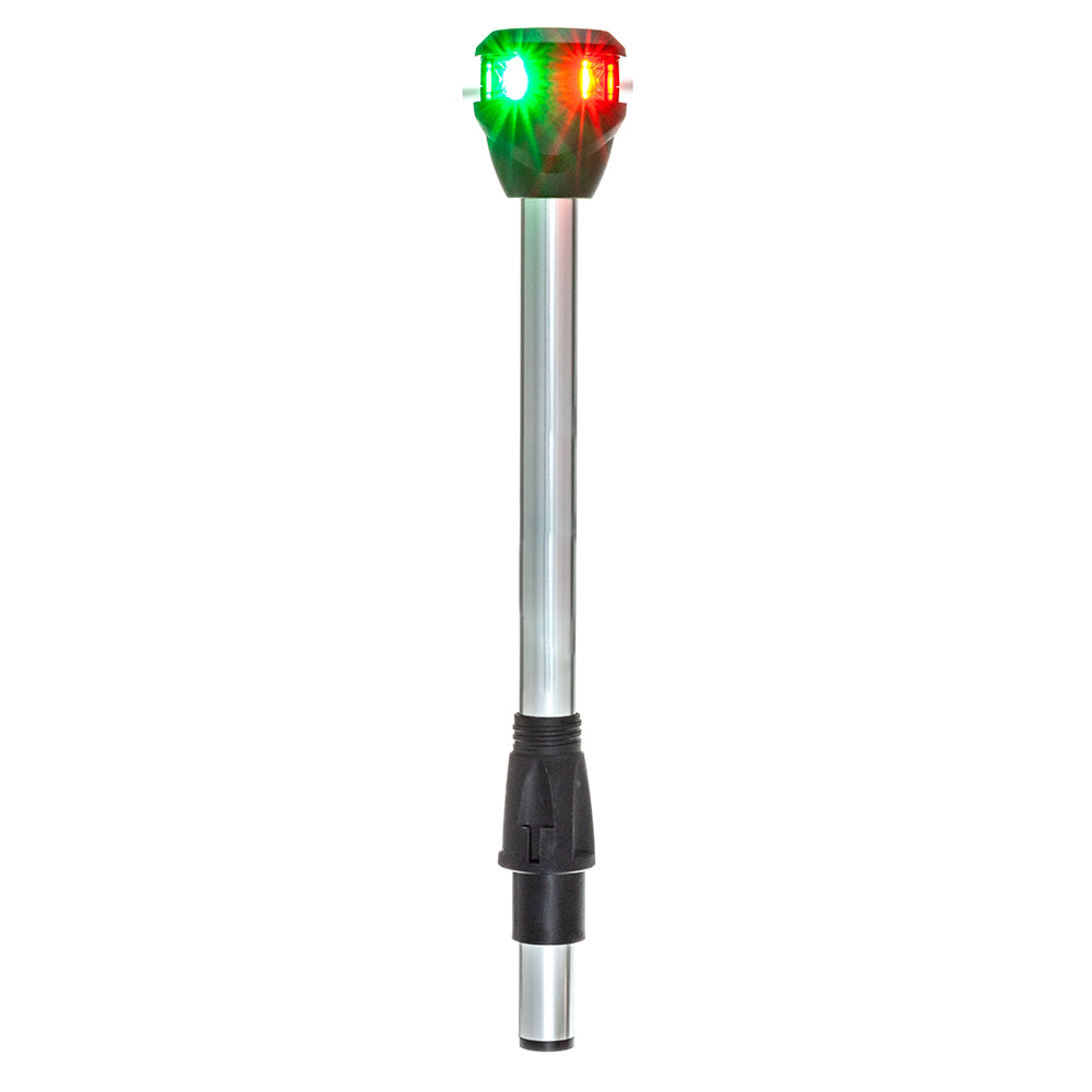 Attwood LightArmor Bi-Color Navigation Pole Light w/Task Light - Straight - 10" - Deckhand Marine Supply