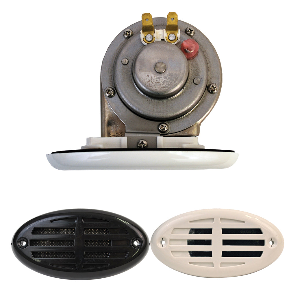 Attwood Drop-In Hidden Horn w/ Black and White Covers - Deckhand Marine Supply