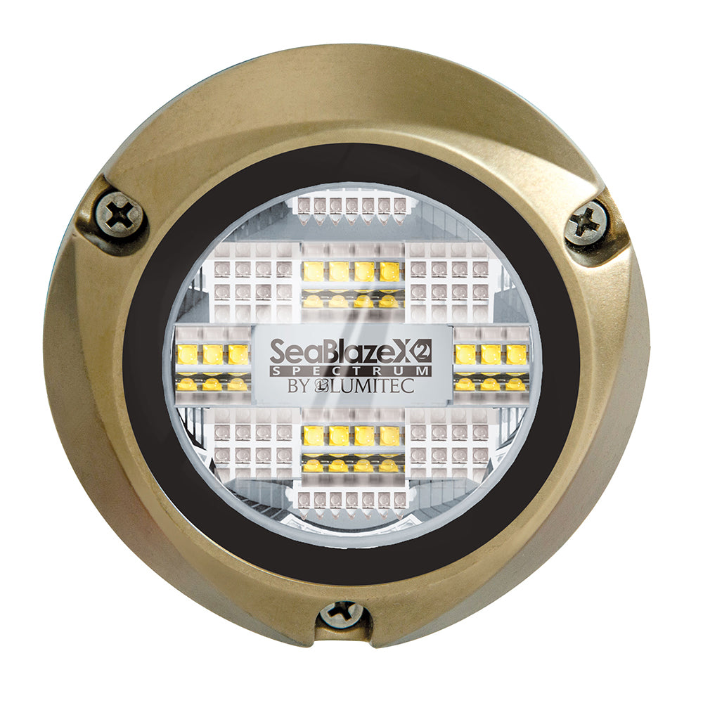 Lumitec SeaBlazeX2 Spectrum LED Underwater Light - Full-Color RGBW - Deckhand Marine Supply