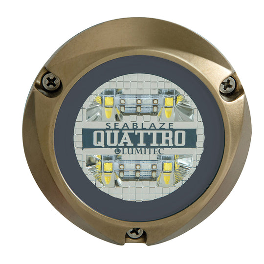 Lumitec SeaBlaze Quattro LED Underwater Light - Spectrum - RGBW - Deckhand Marine Supply