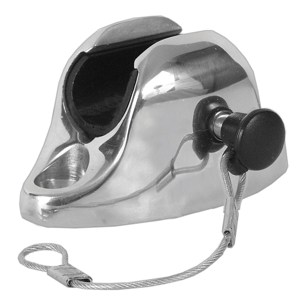 TACO Flat Deck Hinge w/Pin  Lanyard - 7/8"-1-1/4" - Deckhand Marine Supply
