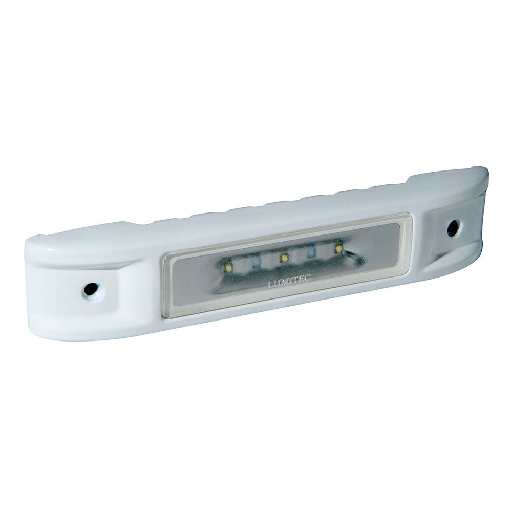 Lumitec Ibiza LED Engine Room Light - Non-Dimming White - White Finish - Deckhand Marine Supply