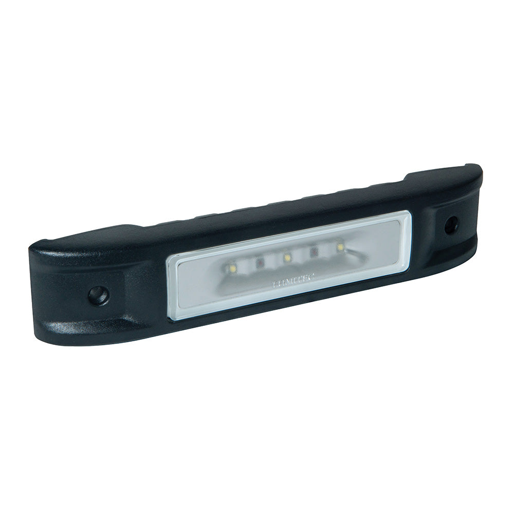 Lumitec Ibiza LED Engine Room Light - Non-Dimming White - Black Finish - Deckhand Marine Supply