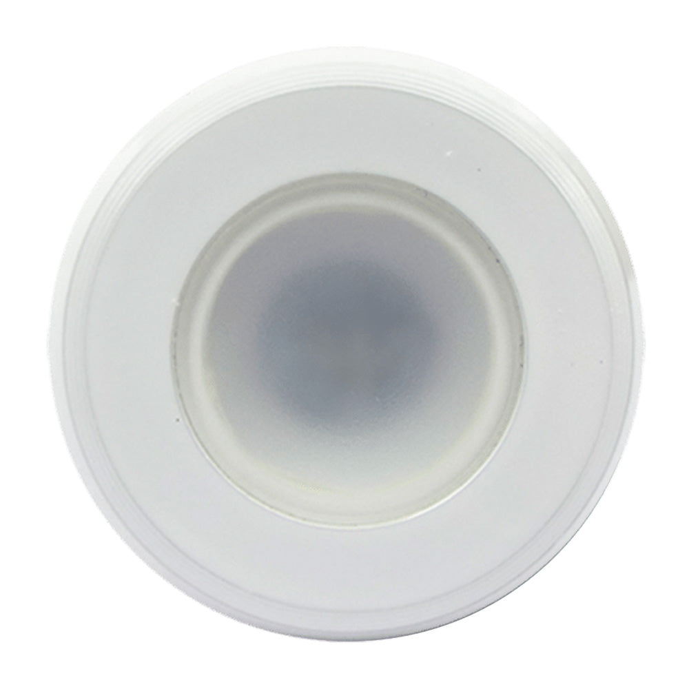 Shadow-Caster Single Color White Non-Dimmable White Powder Coat Down Light - Deckhand Marine Supply