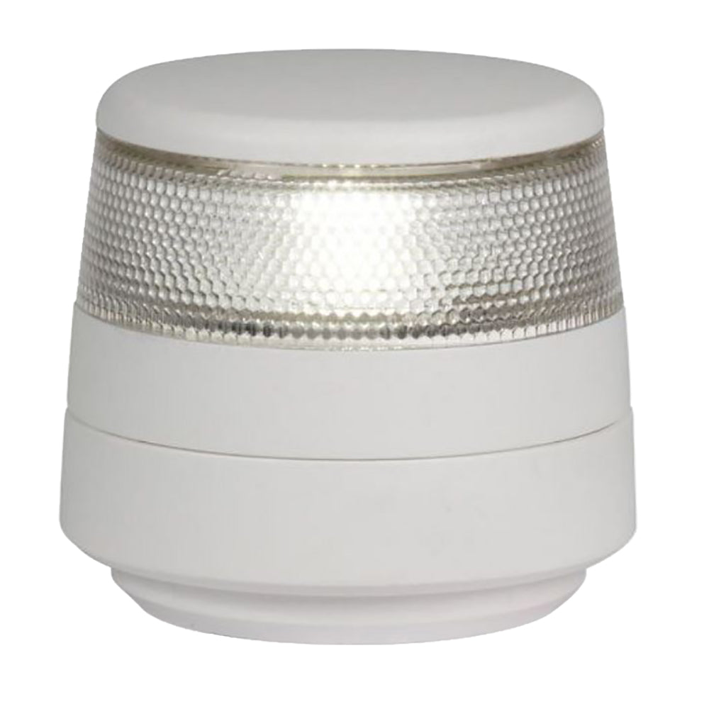 Hella Marine NaviLED 360 Compact All Round White Navigation Lamp - 2nm - Fixed Mount - White Base - Deckhand Marine Supply