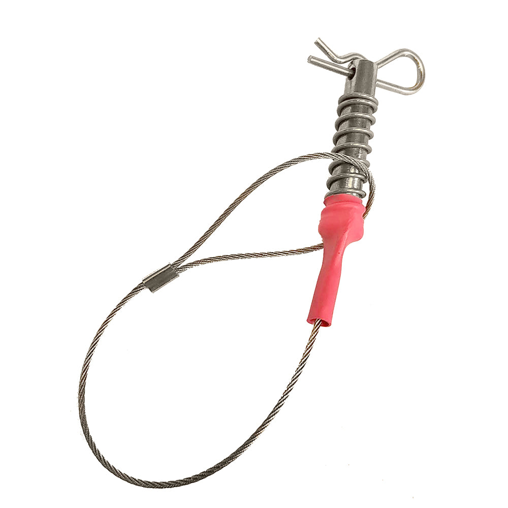 Sea Catch TR5 Spring Loaded Safety Pin - 7/16" Shackle - Deckhand Marine Supply