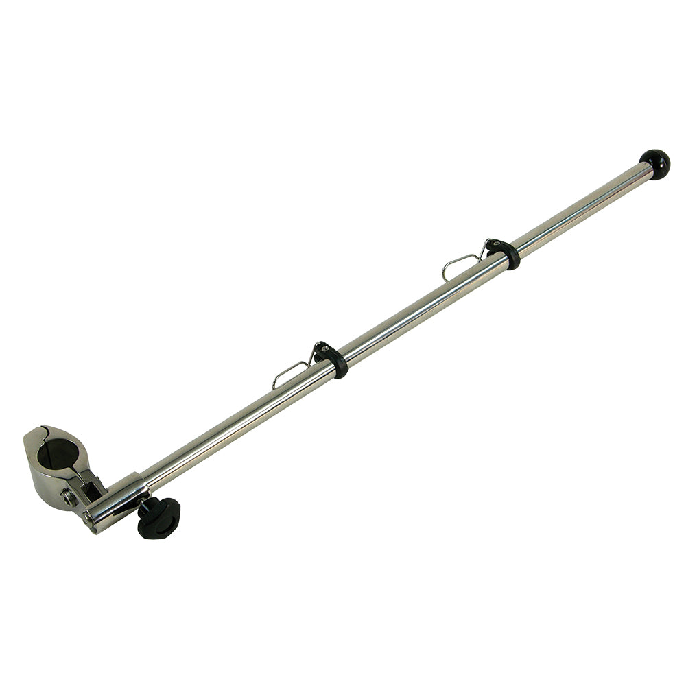 Whitecap Clamp-On Flag Pole - 1/2" Diameter Stainless Steel Clamp  Pole - Deckhand Marine Supply