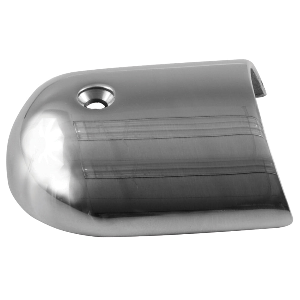 TACO Rub Rail End Cap - 1-7/8" - Stainless Steel - Deckhand Marine Supply