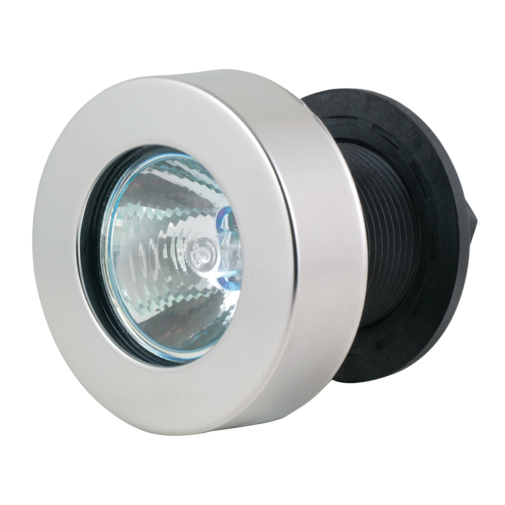 Marinco Flush Mount Docking Lights - Flat Lens w/Stainless Steel Frame - Deckhand Marine Supply